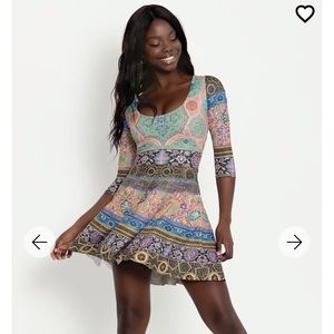 BlackMilk Persia Pastel 3/4 Sleeve Dress